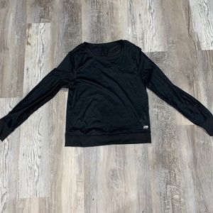 Open back, long sleeve see-through, shirt